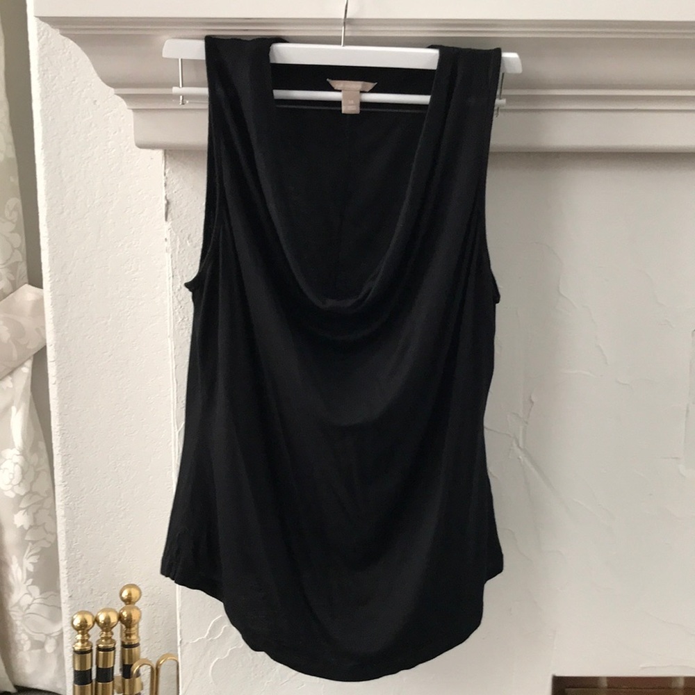 Banana republic Black scoop neck tank top